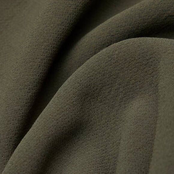 NWT Aritzia WILFRED Classic Mini Skirt - Crepette Dark Olive - Picture 9 of 9